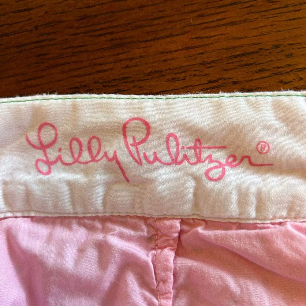 Lilly Pulitzer pink eyelet shorts - Picture 3 of 3